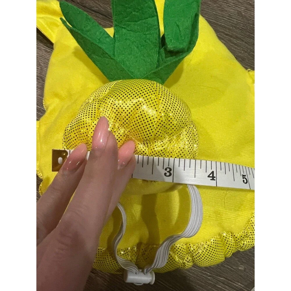 Cyeollo shiney pineapple small dog 2 piece costume